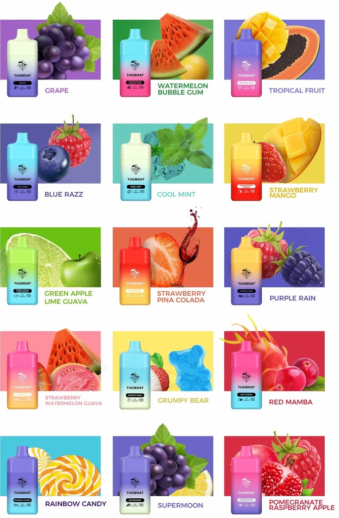 Tugboat Box 6000 Puffs Disposable Device