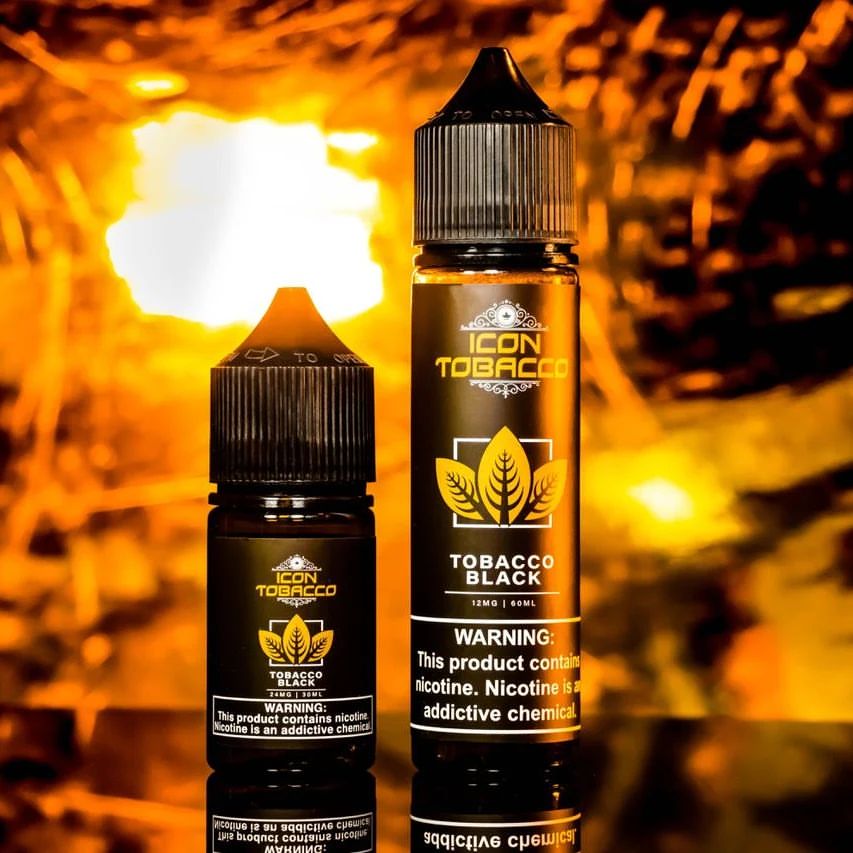 Icon Vapor Tobacco Black