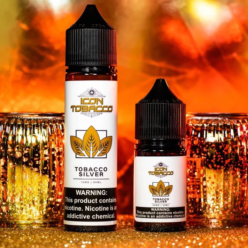 Icon Vapor Tobacco Silver