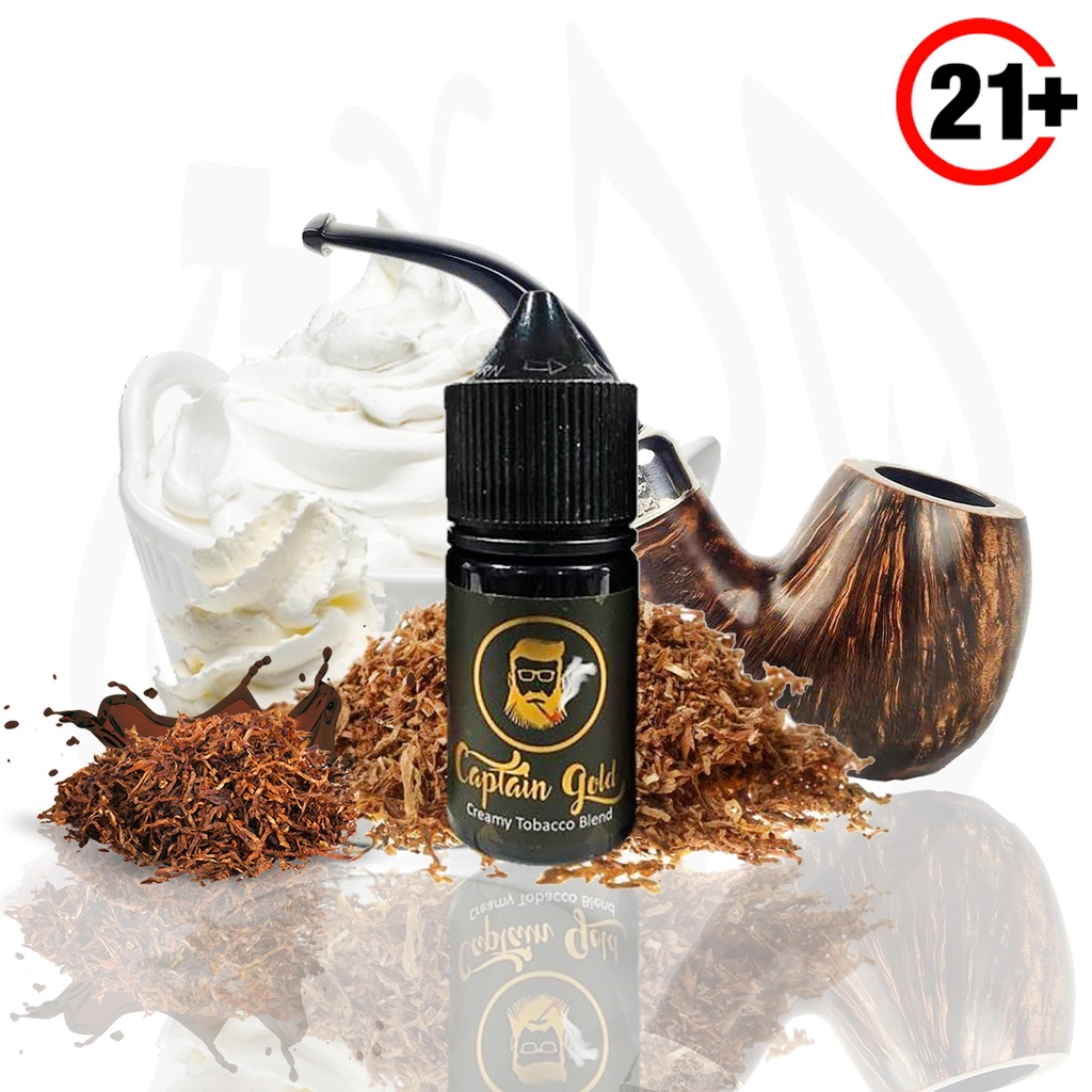 Captain Gold Creamy Tobacco Blend SaltNic