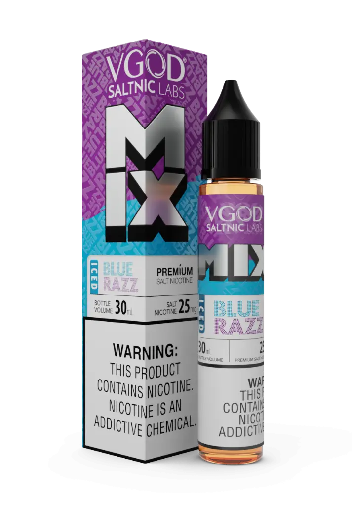 Vgod Mix Iced Blue Razz SaltNic