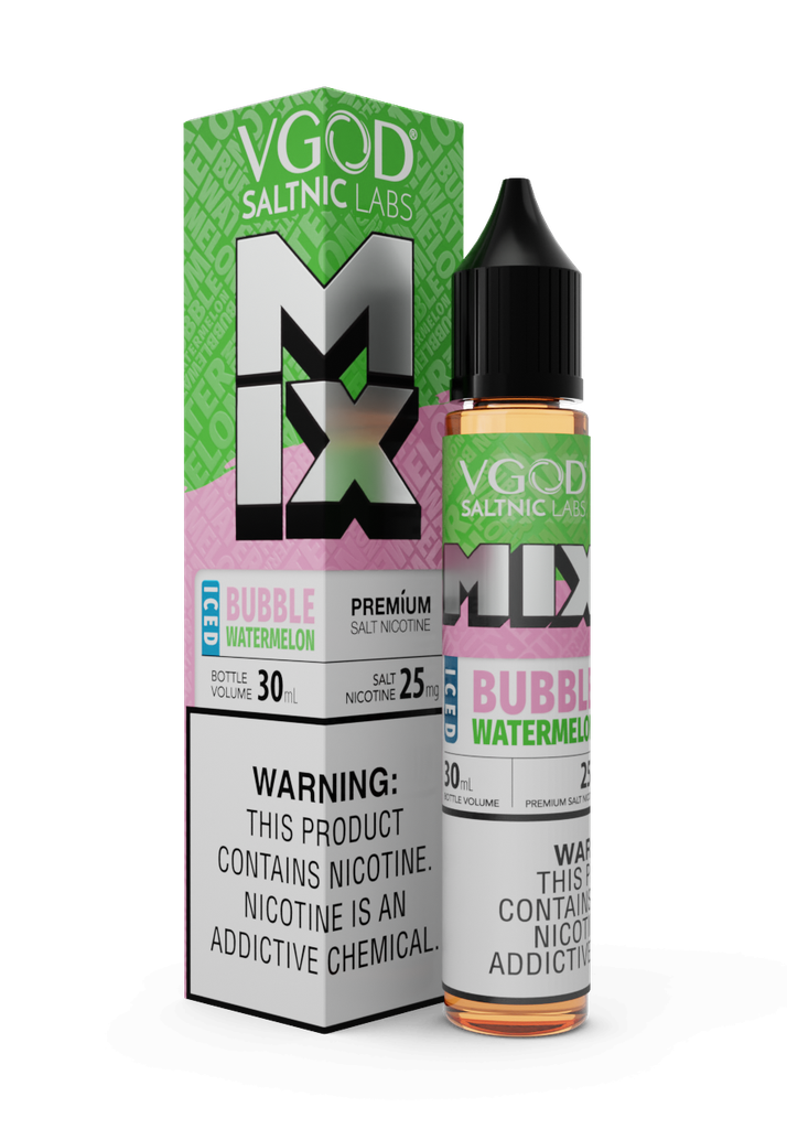 Vgod Mix Iced Bubble Watermelon SaltNic