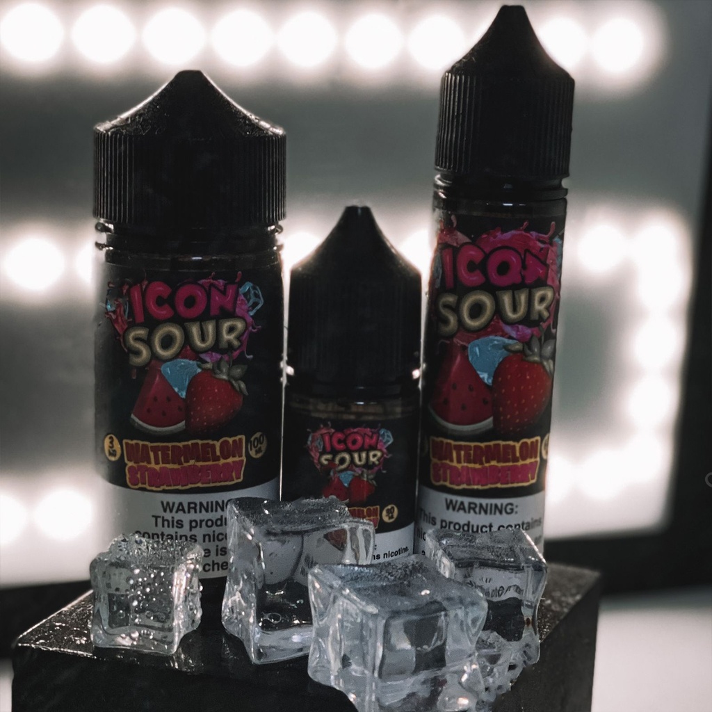 Icon Sour Watermelon Strawberry Ice SaltNic