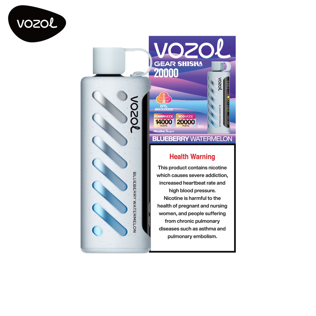 Vozol Gear Shisha 20000 Puffs Disposable Vape