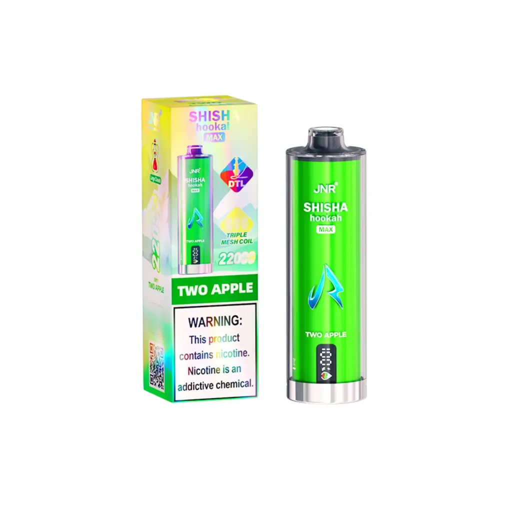 جي ان ار شيشة هوكا ماكس 22000 سحبه ديسبوسيبل فيب