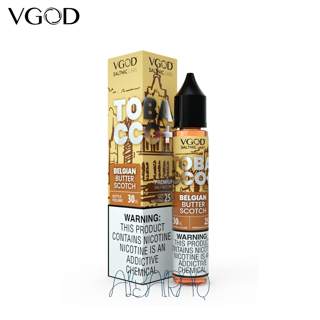 Vgod Tobacco Belgian Butter Scotch SaltNic