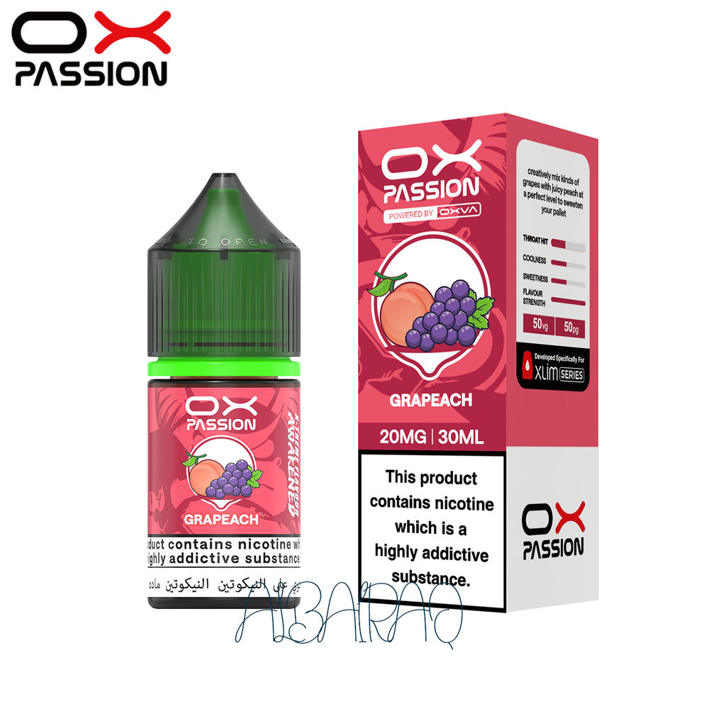 OX Passion Grapeach SaltNic