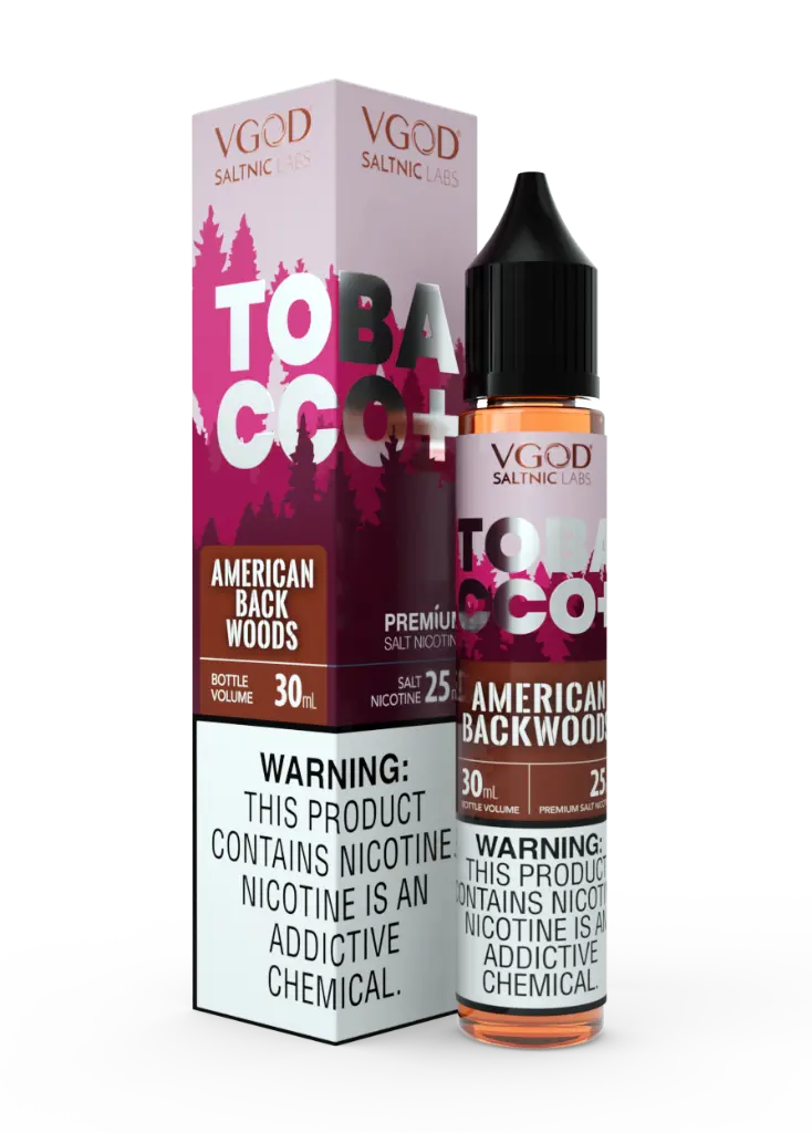 Vgod Tobacco American Back Woods SaltNic