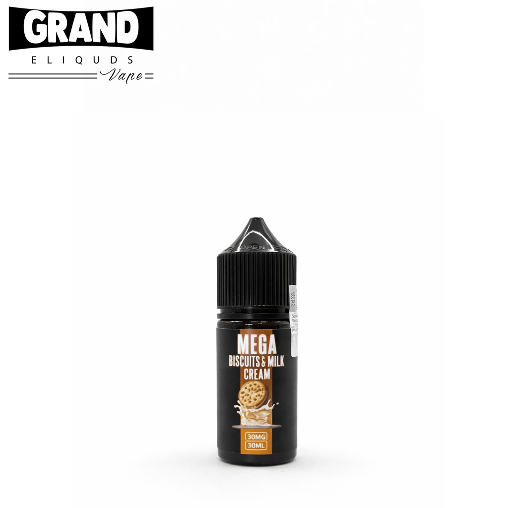 Grand Eliquid Mega Biscuits Milk Cream SaltNic