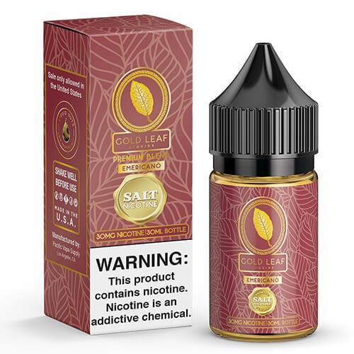 gold leaf Emericano SaltNic