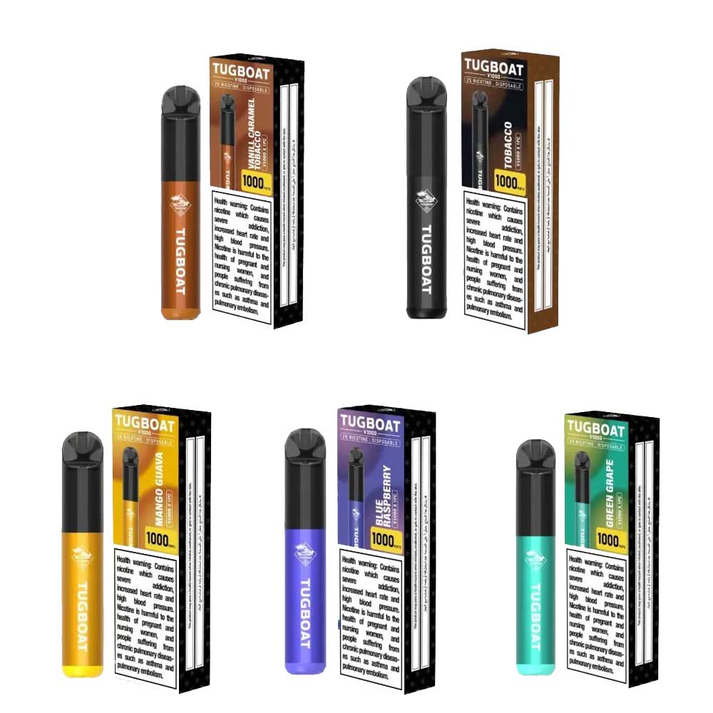 Tugboat V1000 Puffs Disposable Pod