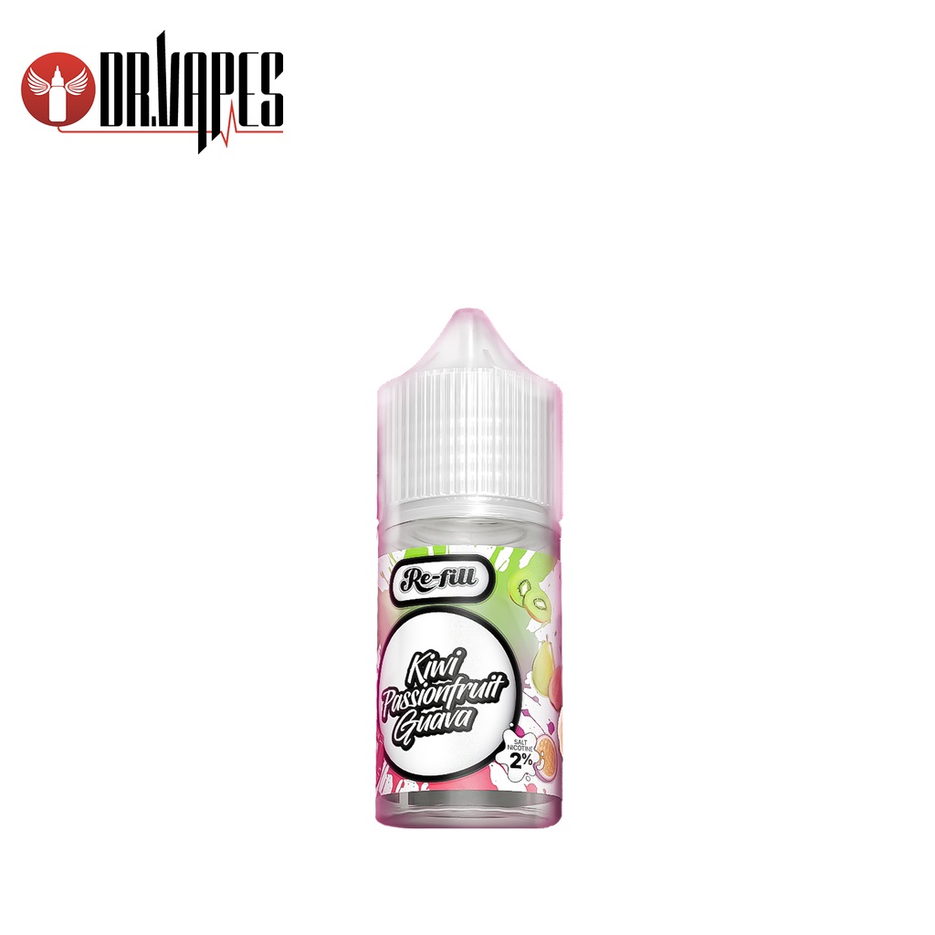 Dr Vapes Re Fill Kiwi Passionfruit Guava SaltNic