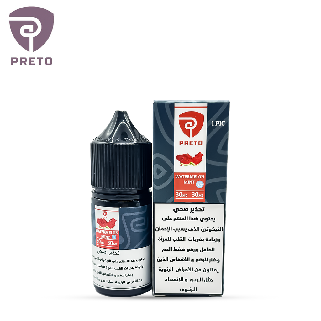 Preto Vape Watermelon Mint SaltNic