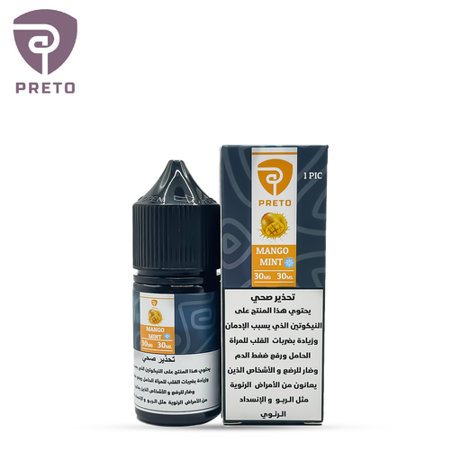 Preto Vape Mango Mint SaltNic